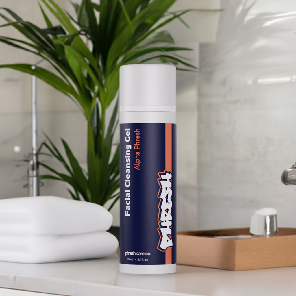 Alpha phresh facial gel cleanser.